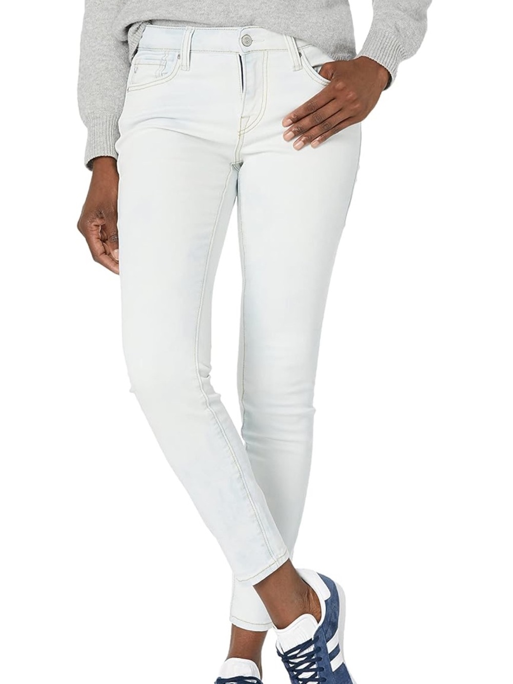 NWT True Religion Jennie Mid Rise Skinny Jeans Size 24 - Picture 7 of 9